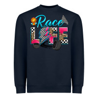 Navy race life Heavyweight Sweatshirt - Zillion Design Studio