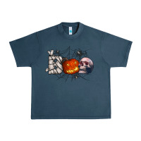 Midnight Navy boo Urban Heavy Tee - CowhideDigitalArt