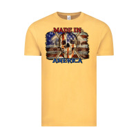 Vintage Mustard Made in America 4th of july Vintage Tee - CowGirlArtShop