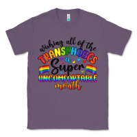 Lavender wishing all of the transphobes uncomfortable month Classic Tee - Artiststas
