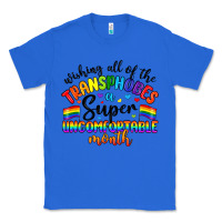 True Royal wishing all of the transphobes uncomfortable month Classic Tee - Artiststas