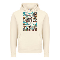 Vintage Artic all i need is a little bit of coffee and o whole lot of jesus Vintage Hoodie - JahusDesignShop