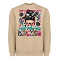 Mushroom just call me pretty and take me racing Heavyweight Sweatshirt - Zillion Design Studio