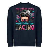 Navy just call me pretty and take me racing Heavyweight Sweatshirt - Zillion Design Studio