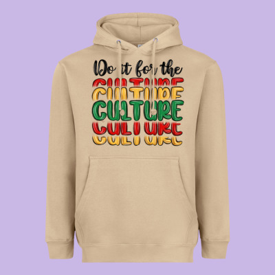Do It For The Culture Heavyweight Hoodie Designed By Maliassmallbusiness