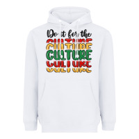 White do it for the culture Heavyweight Hoodie - MaliasSmallBusiness