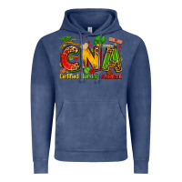 Vintage Denim certified nursing assistant juneteenth Vintage Hoodie - Zillion Design Studio