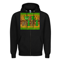 Black st patricks day lucky mini Zipper Hoodie - Artiststas