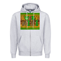 Heather Grey st patricks day lucky mini Zipper Hoodie - Artiststas