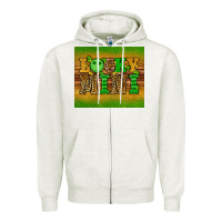 Oatmeal Heather st patricks day lucky mini Zipper Hoodie - Artiststas