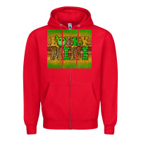 Red st patricks day lucky mini Zipper Hoodie - Artiststas