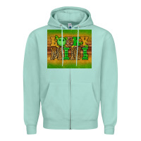 Seafoam st patricks day lucky mini Zipper Hoodie - Artiststas