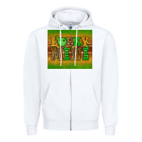White st patricks day lucky mini Zipper Hoodie - Artiststas