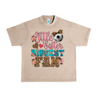 French Oak little sister biggest fan soccer Urban Heavy Tee - HRA Design Shop
