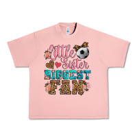 Salmon little sister biggest fan soccer Urban Heavy Tee - HRA Design Shop