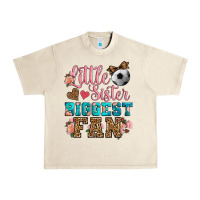 Sandshell little sister biggest fan soccer Urban Heavy Tee - HRA Design Shop
