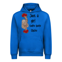 Cobalt just a girl who loves sloths Urban Hoodie - Bettercallsaul