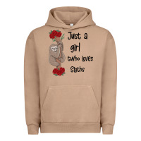 Pigment Burro just a girl who loves sloths Urban Hoodie - Bettercallsaul