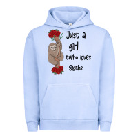 Pigment Grape Ice just a girl who loves sloths Urban Hoodie - Bettercallsaul