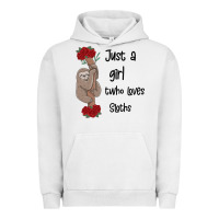 Pigment Lunar Rock just a girl who loves sloths Urban Hoodie - Bettercallsaul