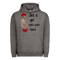 Pigment Tornado just a girl who loves sloths Urban Hoodie - Bettercallsaul