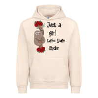 Sandshell just a girl who loves sloths Urban Hoodie - Bettercallsaul
