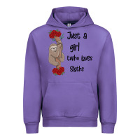 Tulip just a girl who loves sloths Urban Hoodie - Bettercallsaul
