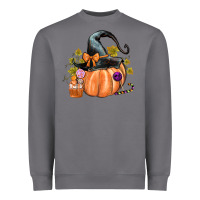 Storm Kids Pumpkin with Halloween Heavyweight Sweatshirt - texasbilliewilder