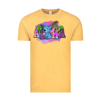 Vintage Mustard aloha stitch Vintage Tee - AdoDesignShop