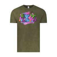 Vintage Olive aloha stitch Vintage Tee - AdoDesignShop