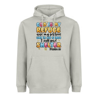 Moon Dust god is my refuge and my fortress under his wings Heavyweight Hoodie - MaliasSmallBusiness
