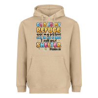 Mushroom god is my refuge and my fortress under his wings Heavyweight Hoodie - MaliasSmallBusiness