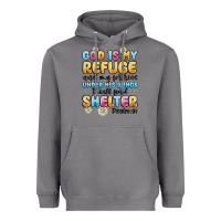 Storm god is my refuge and my fortress under his wings Heavyweight Hoodie - MaliasSmallBusiness