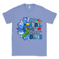 Colony Blue in april we wear blue sunflower Classic Tee - Artiststas