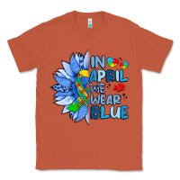 Copper in april we wear blue sunflower Classic Tee - Artiststas