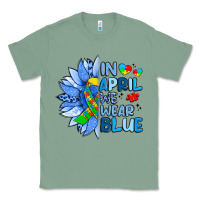 Sage in april we wear blue sunflower Classic Tee - Artiststas