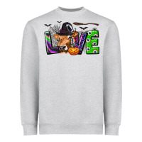 Love Halloween Cow Heavyweight Sweatshirt | Teevron