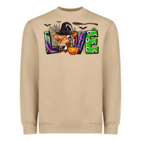 Mushroom Love Halloween Cow Heavyweight Sweatshirt - texasbilliewilder