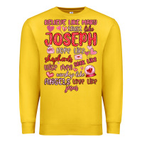Lemon believe like mary trust like joseph valentine s da Premium Sweatshirt - MaliasSmallBusiness