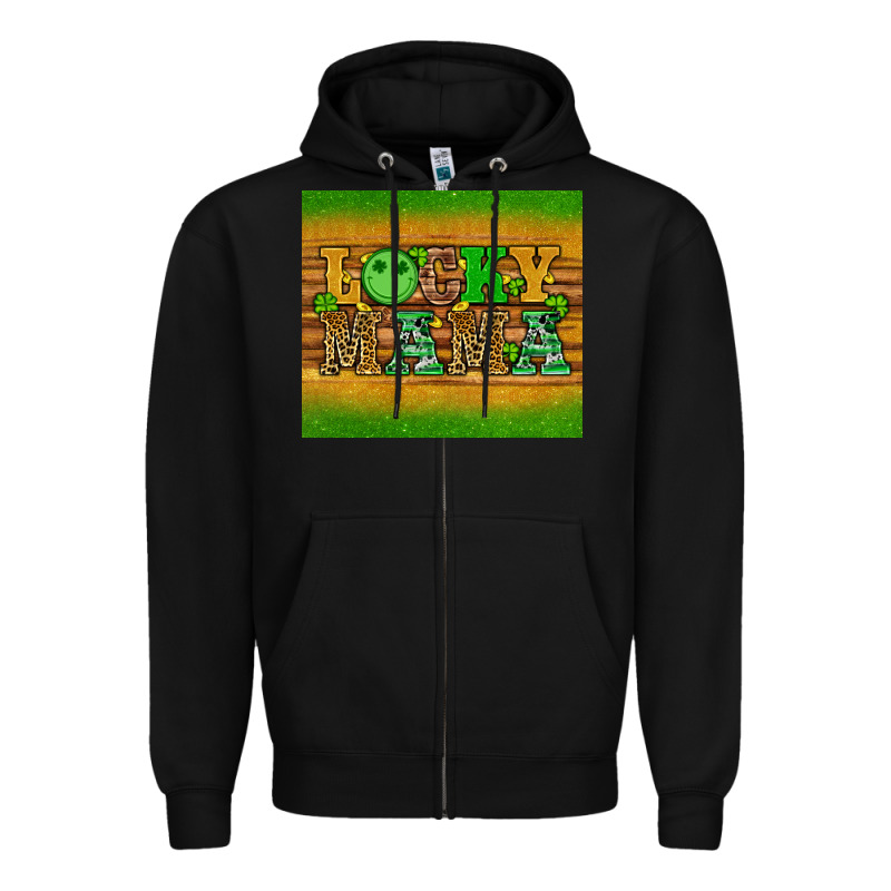 St Patricks Day Lucky Mama Zipper Hoodie by Artiststas | Teevron