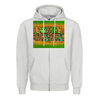 Dove Grey st patricks day lucky mama Zipper Hoodie - Artiststas