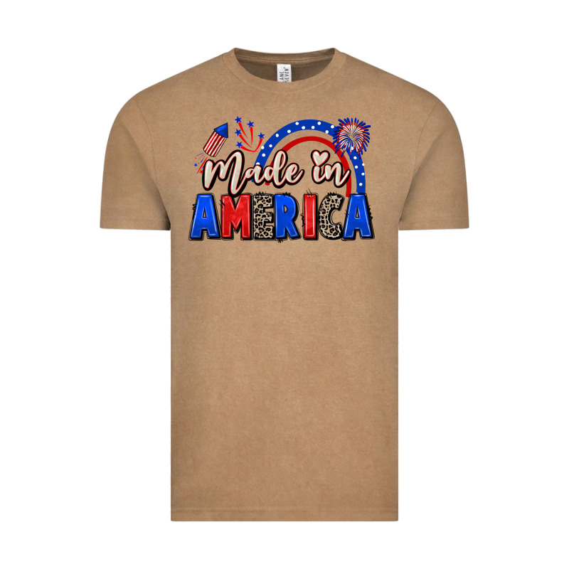 Made In America 4th Of July Vintage Tee by CowGirlArtShop | Teevron