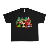 Black merry christmas truck afro gnomies Urban Heavy Tee - FaDigitalArtStudio