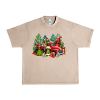 French Oak merry christmas truck afro gnomies Urban Heavy Tee - FaDigitalArtStudio