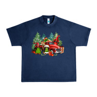 Navy merry christmas truck afro gnomies Urban Heavy Tee - FaDigitalArtStudio