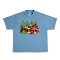 Pebble Blue merry christmas truck afro gnomies Urban Heavy Tee - FaDigitalArtStudio