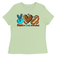 Matcha peace love hotdogs Ladies Tee - AdoDesignShop