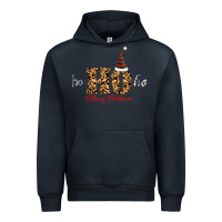 Navy Ho Ho Ho Merry Christmas Urban Hoodie - Bettercallsaul