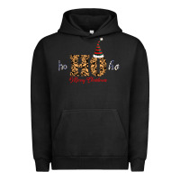 Pigment Black Ho Ho Ho Merry Christmas Urban Hoodie - Bettercallsaul