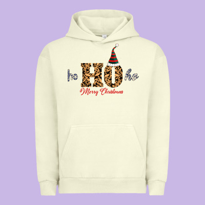 Ho Ho Ho Merry Christmas Urban Hoodie Designed By Bettercallsaul